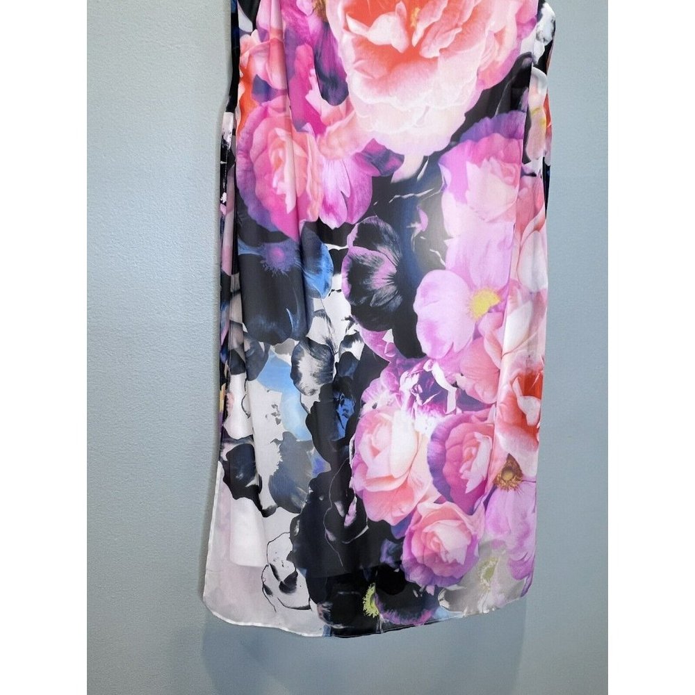 VINCE CAMUTO Womens‎ sleeveless short floral dress size 2 - Picture 3 of 7